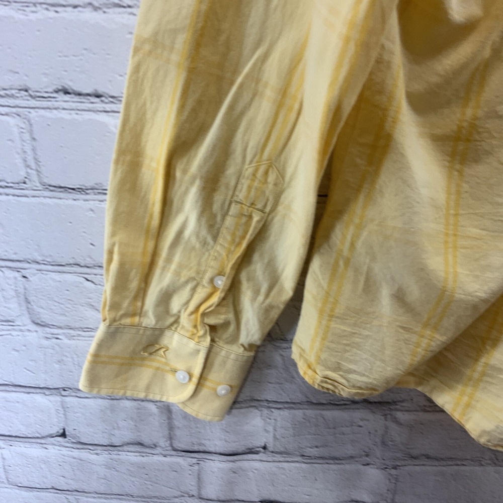 Cutter & Buck Button Down Shirt Mens Sz S Yellow - Picture 8 of 10